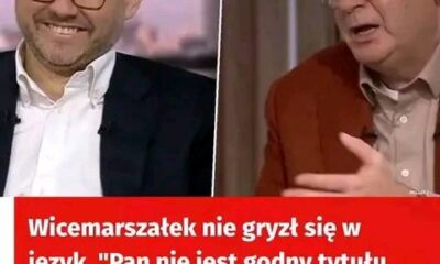 Wicemarszałek nie gryzł się w język. “Pan nie jest godny tytułu ministra”