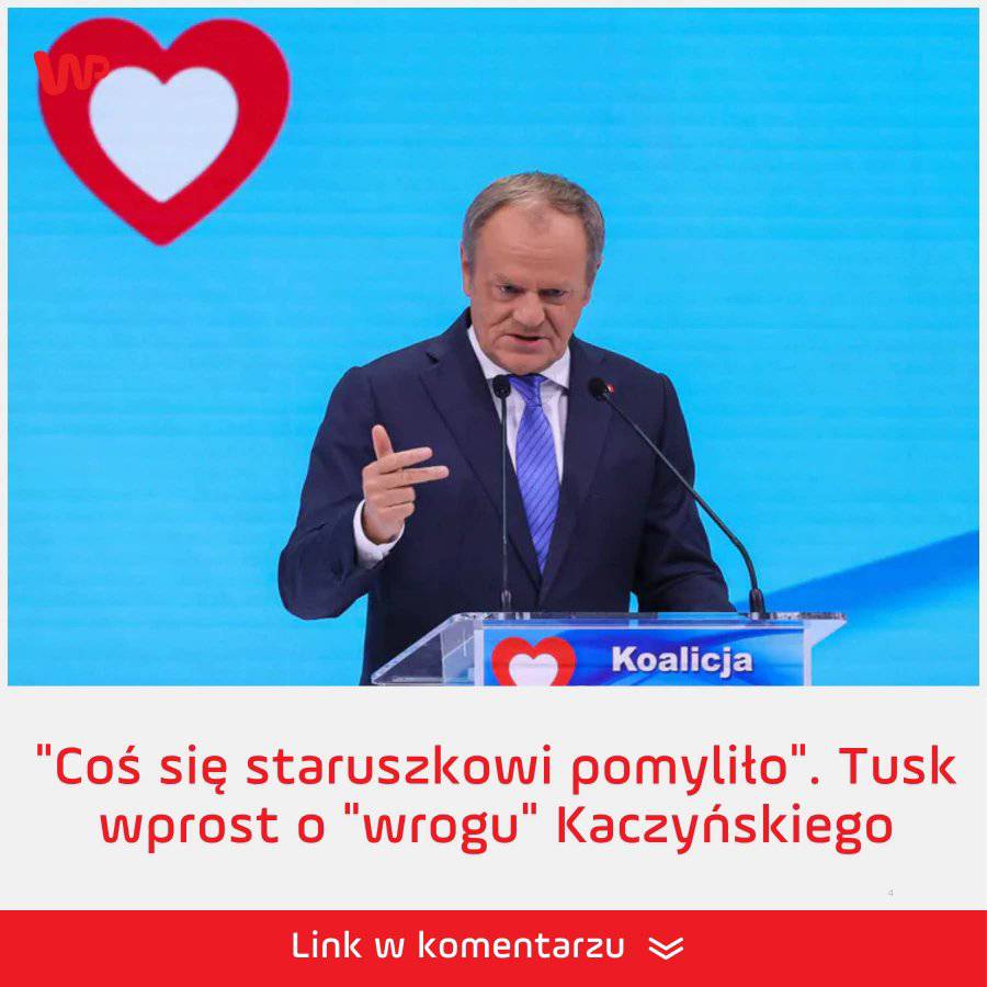 on W swoim wystąpieniu na konwencji krajowej Platformy Obywatelskiej Donald Tusk skrytykował Jarosława Kaczyńskiego i obóz PiS za antyzachodnią narrację
