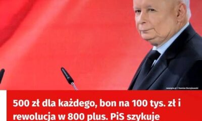 500 zł dla każdego, bon na 100 tys. zł i rewolucja w 800 plus. PiS szykuje wielkie zmiany