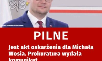 Kłopoty Michała Wosia. Jest akt oskarżenia