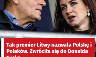 Tak premier Litwy nazwała Polskę i Polaków. Zwróciła się do Donalda Tuska