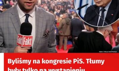 Byliśmy na kongresie PiS. Tłumy były tylko na wystąpieniu Kaczyńskiego