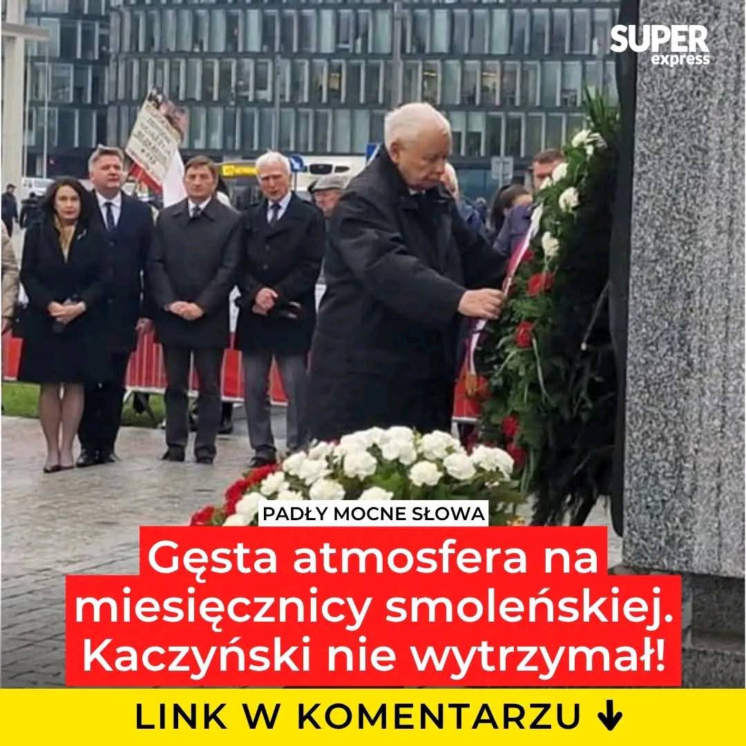 Gęsta atmosfera na miesięcznicy smoleńskiej. Kaczyński nie wytrzymał, padły słowa o Putinie :