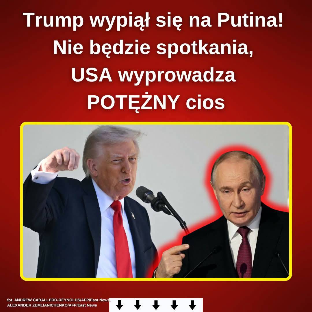 Donald Trump odwołał spotkanie z Putinem. Po chwili wyprowadził bolesny cios