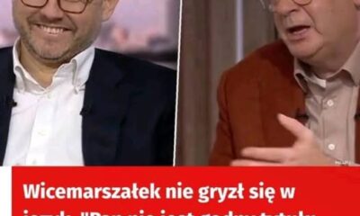 Wicemarszałek nie gryzł się w język. “Pan nie jest godny tytułu ministra”