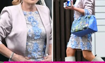 Danuta Martyniuk zaskoczyła stylizacją na chrzest wnuka. Przyłapali ją paparazzi