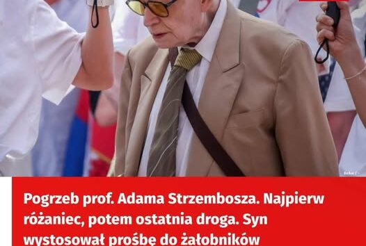 Syn prof. Strzembosza ma szczególną prośbę do uczestników pogrzebu. Zamiast kwiatów, rodzina zachęca do wsparcia ważnej inicjatywy.