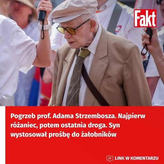 Syn prof. Strzembosza ma szczególną prośbę do uczestników pogrzebu. Zamiast kwiatów, rodzina zachęca do wsparcia ważnej inicjatywy.