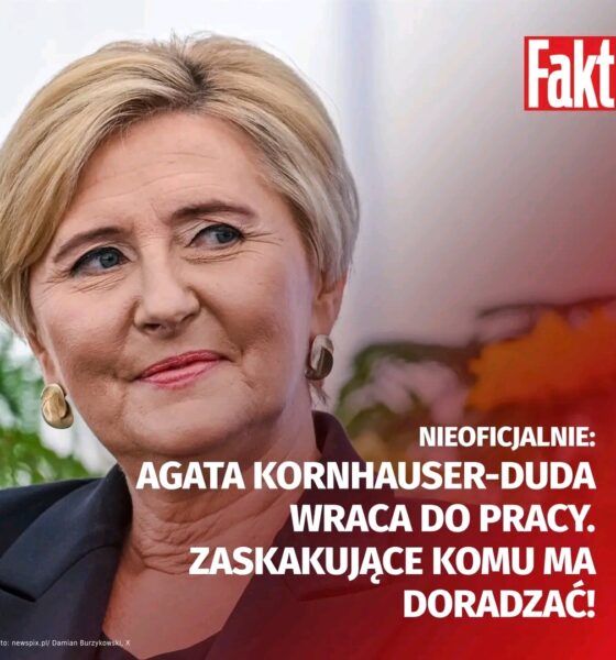 Nieoficjalnie: Agata Kornhauser-Duda ma nową pracę. Ma doradzać znanemu nazwisku