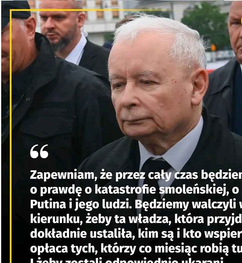 Jarosław Kaczyński oburzony na miesięcznicy smoleńskiej. “Grupa Putina tutaj działa”