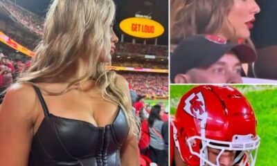 BREAKING: Taylor Swift Looks Unrecognizable in Newly Shared Photos at the Chiefs vs. Raiders Game — In a Shocking Late Appearance to Support Fiancé Travis Kelce, the Popstar Was Spotted With an Unusual Busty Look and Fuller Lips, Sparking Plastic Surgery Rumors… But There’s One More Detail Eagle-Eyed Fans Noticed Taylor Swift Copied Exactly From Travis Kelce’s Ex, Kayla Nicole…
