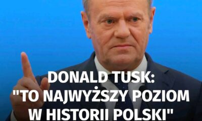 Donald Tusk nie kryje radości. “To najwyższy poziom w historii Polski”