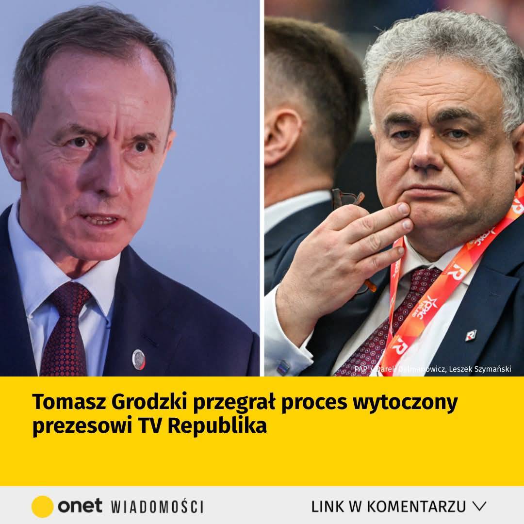 Sąd uniewinnił Tomasza Sakiewicza w sprawie wytoczonej przez Tomasza Grodzkiego. Wyrok wywołał emocje na sali sądowej.
